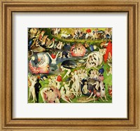The Garden of Earthly Delights: Allegory of Luxury, center panel detail Fine Art Print