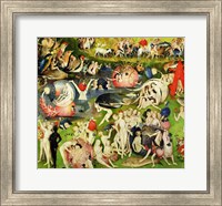 The Garden of Earthly Delights: Allegory of Luxury, center panel detail Fine Art Print