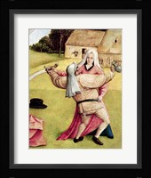 Anger, detail from 'The Table of the Seven Deadly Sins and the Four Last Things', c.1480 Fine Art Print