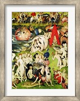 The Garden of Earthly Delights: Allegory of Luxury (vertical center panel detail) Fine Art Print