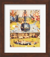 The Garden of Earthly Delights: Allegory of Luxury (yellow center panel detail) Fine Art Print