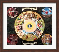 Tabletop of the Seven Deadly Sins and the Four Last Things Fine Art Print