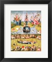 The Garden of Earthly Delights: Allegory of Luxury, animal central panel detail Fine Art Print
