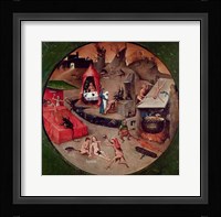 Tabletop of the Seven Deadly Sins and the Four Last Things, detail of Hell, c.1480 Fine Art Print