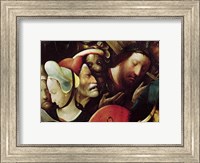 The Carrying of the Cross. detail of Christ and St. Veronica Fine Art Print
