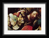 The Carrying of the Cross. detail of Christ and St. Veronica Fine Art Print