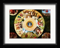 Tabletop of the Seven Deadly Sins and the Four Last Things - detail Fine Art Print