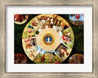 Tabletop of the Seven Deadly Sins and the Four Last Things - detail Fine Art Print