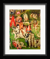The Garden of Earthly Delights: Allegory of Luxury, vertical central panel of triptych, c.1500 Fine Art Print