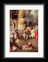 Triptych of the Temptation of St. Anthony, detail of the lower right hand side Fine Art Print