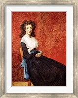 Portrait of Madame Charles-Louis Trudaine Fine Art Print