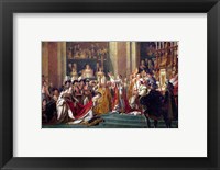 The Consecration of the Emperor Napoleon I Detail Fine Art Print