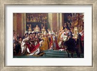 The Consecration of the Emperor Napoleon I Detail Fine Art Print