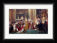 The Consecration of the Emperor Napoleon I Detail Fine Art Print