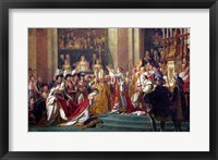 The Consecration of the Emperor Napoleon I Detail Fine Art Print