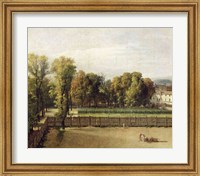 View of the Luxembourg Gardens in Paris, 1794 Fine Art Print