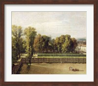 View of the Luxembourg Gardens in Paris, 1794 Fine Art Print