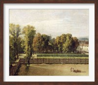 View of the Luxembourg Gardens in Paris, 1794 Fine Art Print