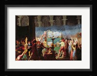 The Funeral of Marat in the Ancient Church of Cordeliers, 16th July 1793 Fine Art Print