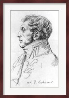Portrait of Armand Augustin Louis. Marquis de Caulaincourt Fine Art Print