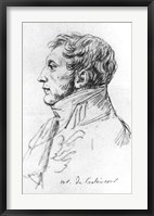 Portrait of Armand Augustin Louis. Marquis de Caulaincourt Fine Art Print