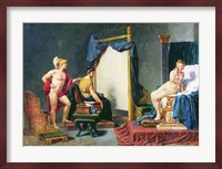 Apelles Painting Campaspe in the Presence of Alexander the Great Fine Art Print