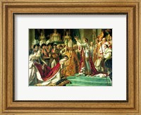 The Consecration of the Emperor Napoleon and the Coronation of the Empress Josephine Fine Art Print