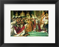 The Consecration of the Emperor Napoleon and the Coronation of the Empress Josephine Fine Art Print