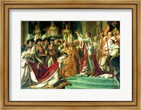 The Consecration of the Emperor Napoleon and the Coronation of the Empress Josephine Fine Art Print