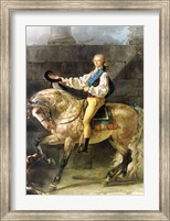 Equestrian Portrait of Stanislas Kostka Potocki Fine Art Print