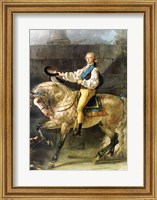 Equestrian Portrait of Stanislas Kostka Potocki Fine Art Print