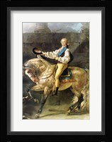 Equestrian Portrait of Stanislas Kostka Potocki Fine Art Print