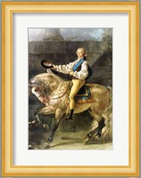 Equestrian Portrait of Stanislas Kostka Potocki Fine Art Print