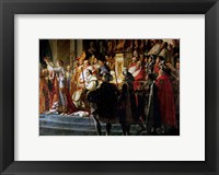 The Consecration of the Emperor Napoleon and the Coronation of the Empress Josephine, Throne Detail Fine Art Print