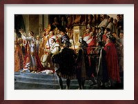 The Consecration of the Emperor Napoleon and the Coronation of the Empress Josephine, Throne Detail Fine Art Print