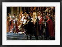 The Consecration of the Emperor Napoleon and the Coronation of the Empress Josephine, Throne Detail Fine Art Print