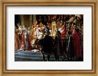 The Consecration of the Emperor Napoleon and the Coronation of the Empress Josephine, Throne Detail Fine Art Print