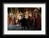 The Consecration of the Emperor Napoleon and the Coronation of the Empress Josephine, Throne Detail Fine Art Print