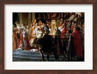 The Consecration of the Emperor Napoleon and the Coronation of the Empress Josephine, Throne Detail Fine Art Print