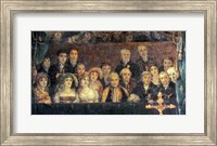 The Consecration of the Emperor Napoleon and the Coronation of the Empress Josephine, Crowd Detail Fine Art Print