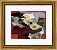 Guitar and Newspaper, 1925 Fine Art Print