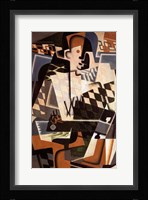 Harlequin with a Guitar, 1917 Fine Art Print