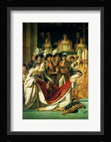 The Consecration of the Emperor Napoleon and the Coronation of the Empress Josephine, detail Fine Art Print