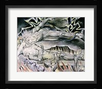Illustrations of the Book of Job; Job's Evil Dreams Fine Art Print