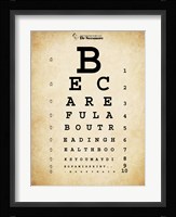 Mark Twain Eye Chart Fine Art Print