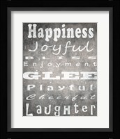 Happiness Framed Print