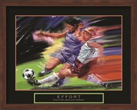 Effort - Soccer Fine Art Print