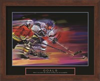 Goals - Hockey Fine Art Print