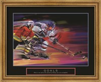 Goals - Hockey Fine Art Print