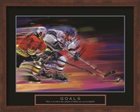 Goals - Hockey Fine Art Print